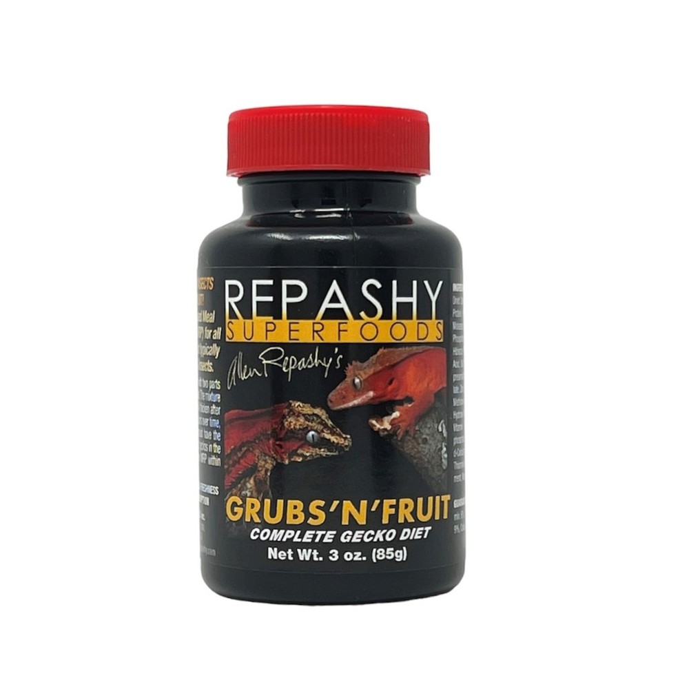Repashy Grubs n Fruit – Complete Meal Replacement Diet for Fruit Eating Geckos