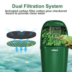 Reptile Water Fountain Dripper for Bearded Dragon Gecko Lizard 800ml