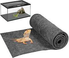 47″ X 24″ Large Reptile Carpet Terrarium Liner Bedding Reptile Substrate Mat Tan