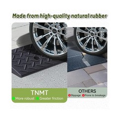 2 Pack Rubber Curb Ramps Driveway ramp, 2″ H, 39.4″ L, 9.8″ W, Heavy Loading …