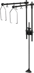 BETAZOOER Reptile Dual Lamp Stand Metal Adjustable Heating Lamp Holder Light Fix