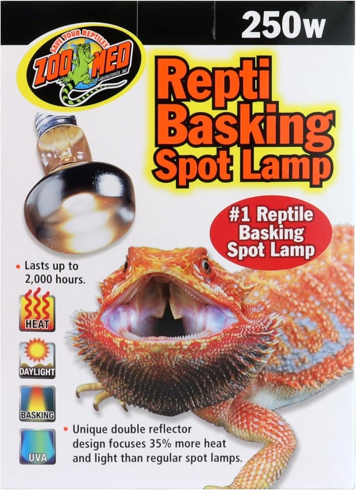 Zoo Med Repti Basking Spot Lamp 250W for Large Reptiles