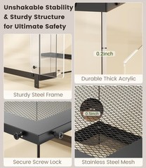 Turtle Basking Platform for 10-13 Inchs Wide Aquariums – Last Long Stainless …