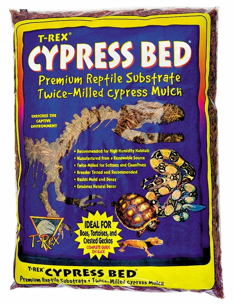 T-Rex Reptile Terrarium Substrate – Cypress Bed 8qt bag