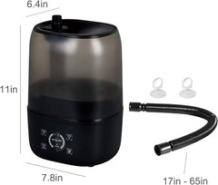 4L Reptile Fogger Mister Tank, Terrariums Digital Tank Timing Humidifier Smart T