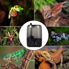 REPTI ZOO 4L Reptile Fogger Mister Tank, Terrariums Digital Tank Timing Black