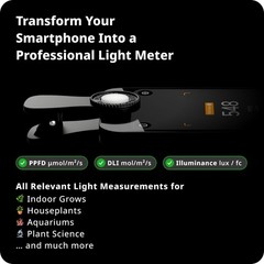 Mobile Light- and PAR Meter | Smartphone-Based PPFD, DLI, Illuminance Meter w…