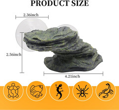 Turtle Basking Platform with Strong Suction Cups，Fish Tank Aquarium Tortoise Cli