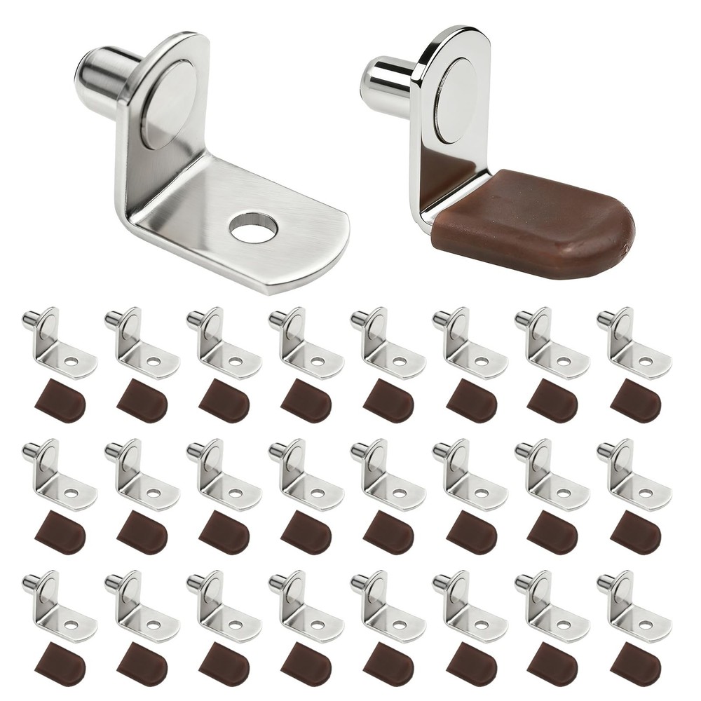 1/4 inch Shelf Pegs for Shelves Cabinet Shelf Support Ppegs Metal Shelving Pi…