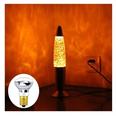 40W E17 R39(R12) Lava Lamp Reflector Bulb and 6 Count (Pack of 1), Silver