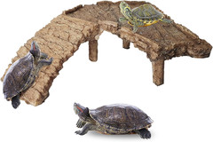 Turtle Basking Platform, Tortoise Floating Dock Reptiles Habitat Climbing Ram…