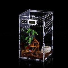 Reptile Habitat Terrarium Breeding Box Transparent Acrylic Cage Spider Scorpion
