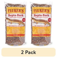 2 Pack Aquaculture Repta Bark 4 Qt Reptile Amphibian No Toxic Oils
