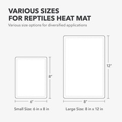 BN-LINK Durable Reptile Heating Pad 6X8 with Digital Thermostat