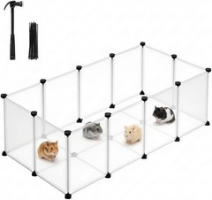 SONGMICS 20 Panel Pet Playpen for Small Animals Guinea Pig Bunny Hamster Fence