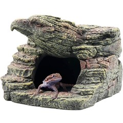 Reptile Rock Basking Platform, Gecko Hide Cave Hiding Place, Snake Cave and H…