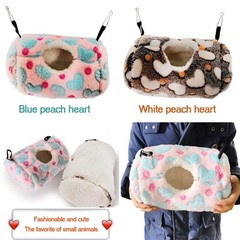 Sugar Glider Sleeping Pouch Small Animal Hammock, Hanging Bed Warm Cotton Nes…