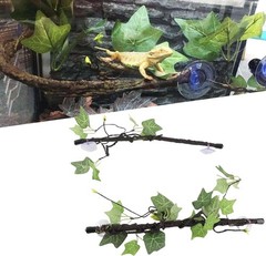 Reptile Corner Branch 2 pcs Plastic Strong Durable Imitation Bendable Jungle