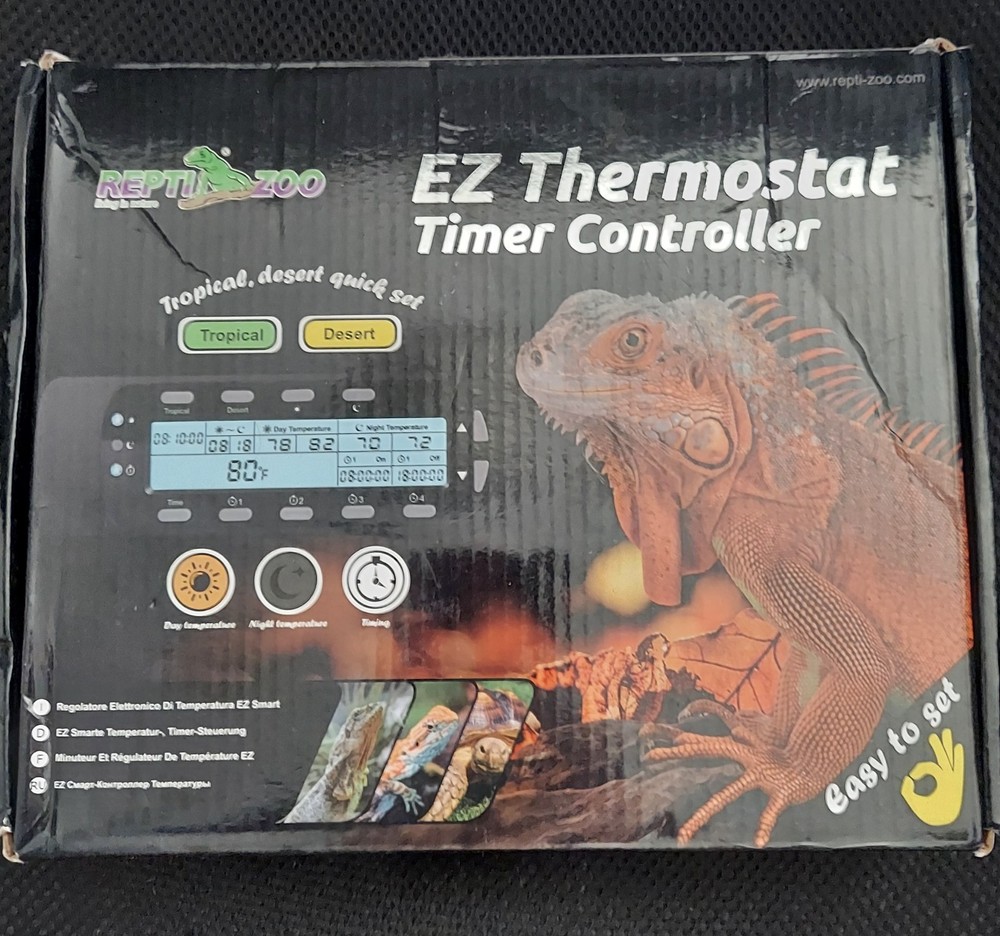 Repti Zoo EZ Thermostat Timer Controller New Open Box