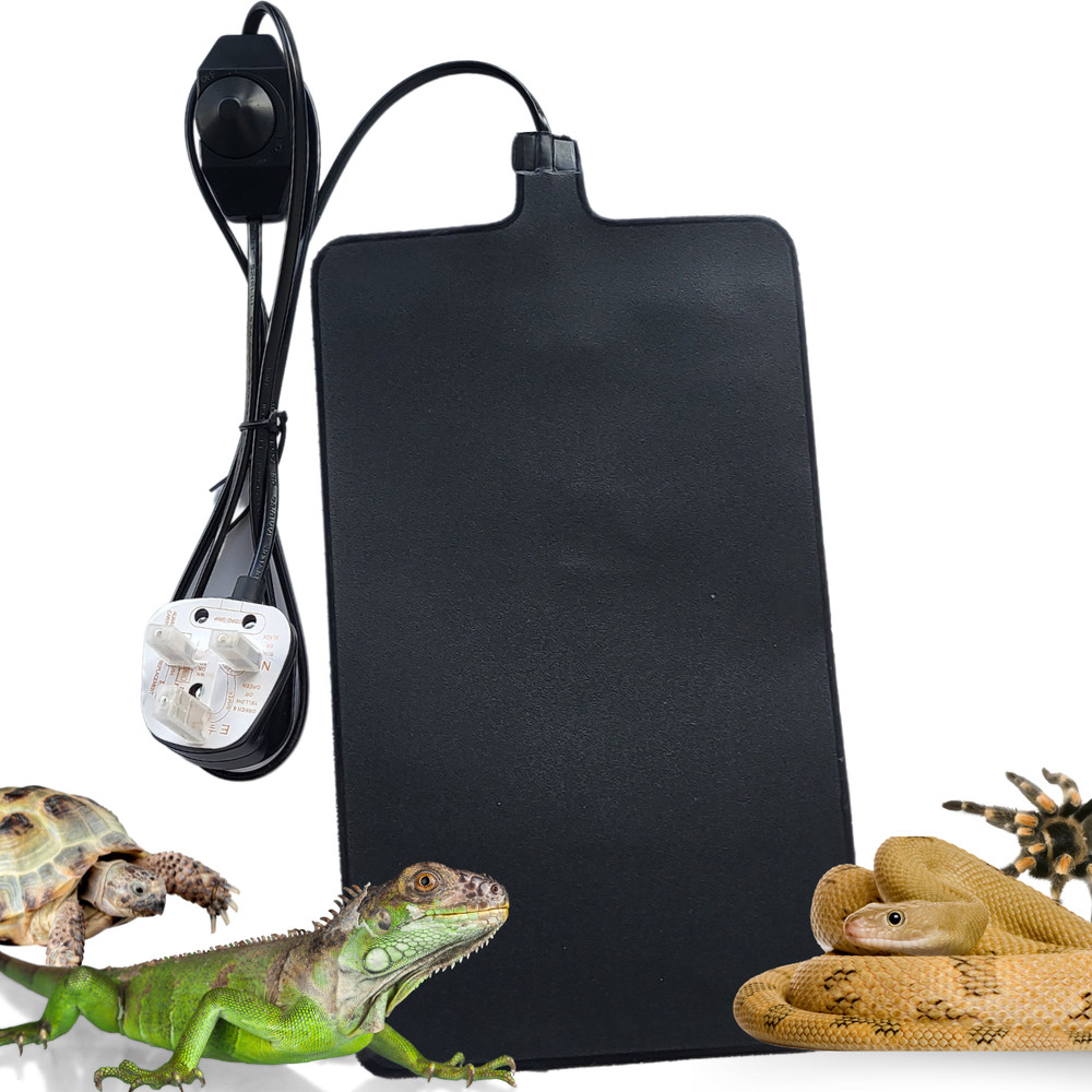 Reptile Vivarium PVC Heat Mats Heating with Temperature Adjustment – 4 Sizes