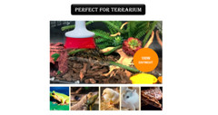 Ceramic Heat Lamp Bulb Infrared Pet Heater Aquarium Terrarium Snake Lizard 2 Pcs