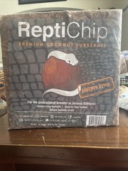 ReptiChip Reptile Substrate Coconut Chip Block for Snake and Lizard Bedding 10Lb