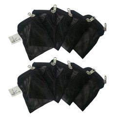10 Pcs 3″ x 4″ Aquarium Filter Media Bags Small, Mini Fish Tank Media Mesh Fi…