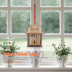 1PC Critter Case Insect Habitat Bug House Insect Mesh Cage Wooden Insect Hotel