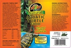 (2 Pack) Zoo Med Natural Aquatic Turtle Food Maintenance Formula 12 ounce