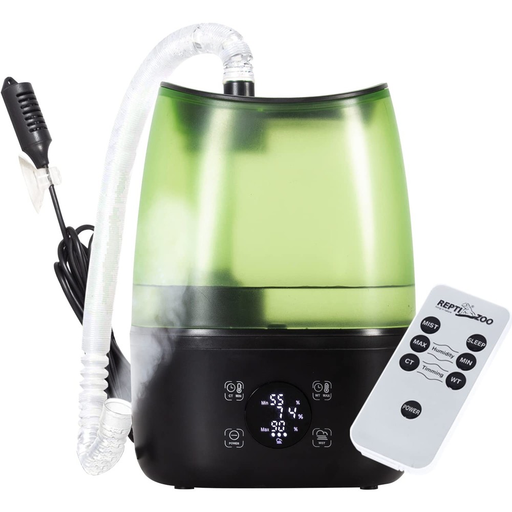 REPTI ZOO Reptile Automatic Fogger 2 IN 1 Digital Timing & Hygrostat Humidifi…