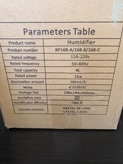 Reptitrip model RP-168 Reptile Tank Humidifier