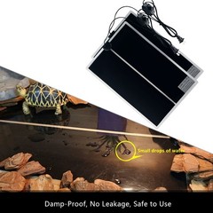 2PCS 20W Reptile Heating Mat, 11×16.5 in, Temperature Adjustment, Removable