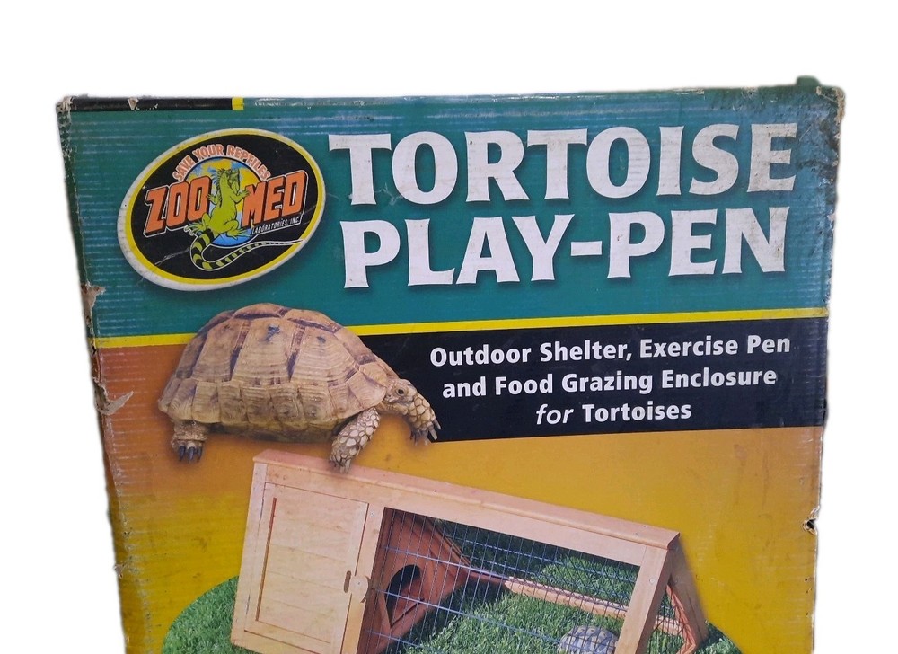 Zoo Med Tortoise Play Pen Allows Your Tortoise To Feed On Your Lawn Outside