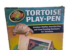Zoo Med Tortoise Play Pen Allows Your Tortoise To Feed On Your Lawn Outside