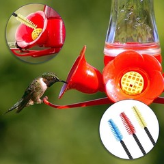 18 PCS Hummingbird Feeder Parts Cleaning Brushes Mini Nylon Cleaning Brushes …