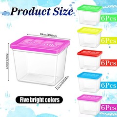 30 Pack 12 oz Plastic Fish Bowls with Lids Plastic Reptile Terrariums Carrier…