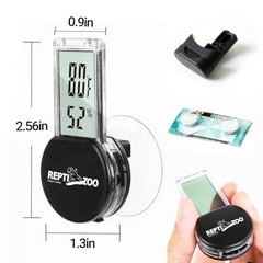 Digital Reptile Thermometer & Humidity Gauge – LCD Temp & Humidity Monitor for T