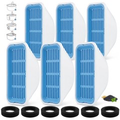 Cat Water Fountain Filters, Compatible with Stainless Steel Pet Fountain 6 Fi…