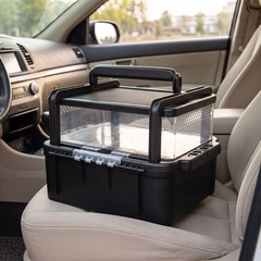 Reptile Carrier Portable Reptile Transport Box Transparent for Veterinary