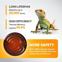 Ceramic Heat Emitter for Reptiles