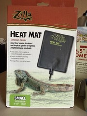 Zilla Heat Mat Small + Thrive Deep Dome Lamps x2, 10.0 UVB, 75W Basking