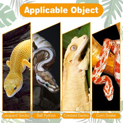 Reptile Hide Box 4 Pcs Leopard Gecko Hide Snake Hideout Reptile Hides