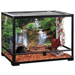 AWERT 72×24 inches Waterfall Terrarium Background Rainforest Aquarium Backgro…