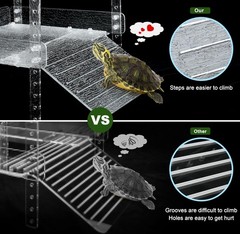 Hanging Turtle Basking Platform for Aquatic 40 Breeder 75 Gallon, Aquatic Rep…