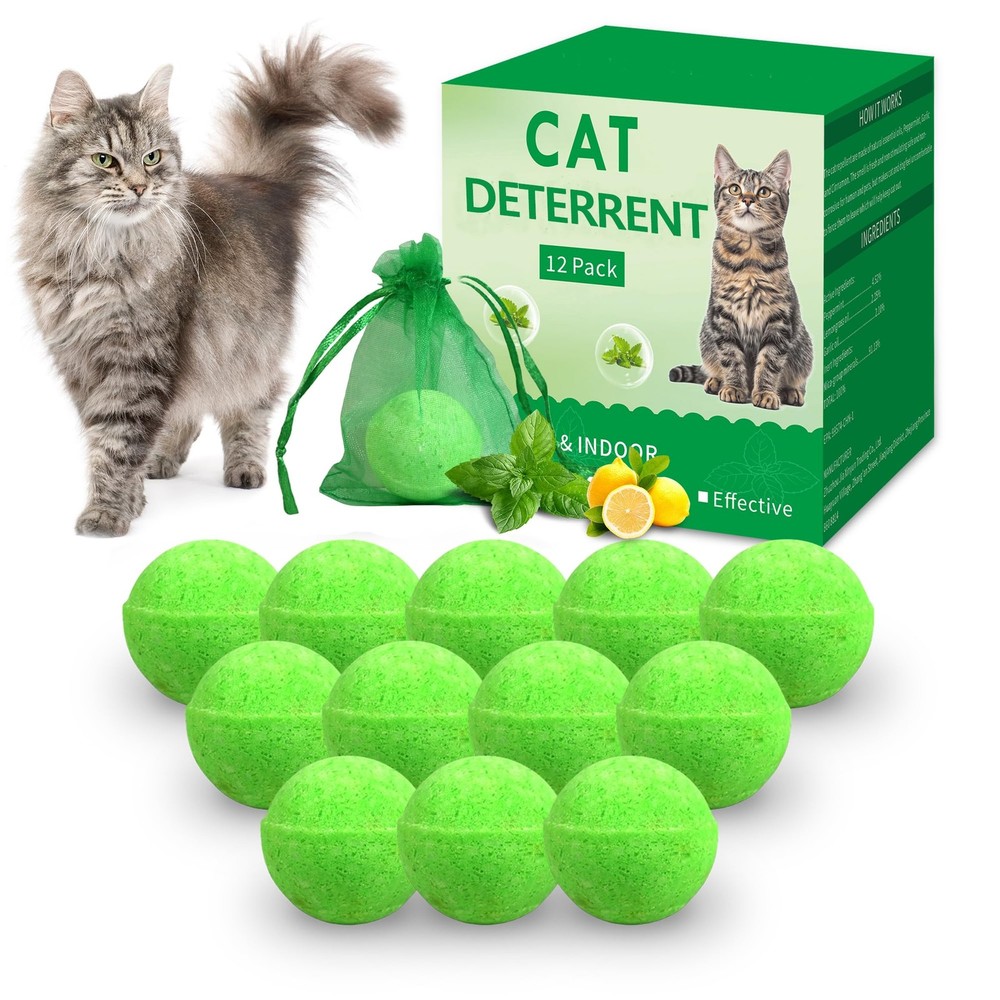 12 Pack Cat Deterrent Outdoor Indoor, Protect Garden Yard Furniture