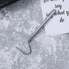 Stainless Steel Retractable Snake Hook Tool 68 cm For Reptile Handling