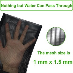 10 Pcs 3″ x 4″ Aquarium Filter Media Bags Small, Mini Fish Tank Media Mesh Fi…