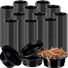 1000 Pcs 0.5 oz Gecko Feeding Cups Small Gecko Food and Water Cups Reptile Fe…