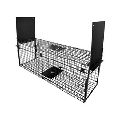 Animal Cage Trap 32 X 13 X 10 inch Double Door Animal Cage Trap Metal Trap Ca…