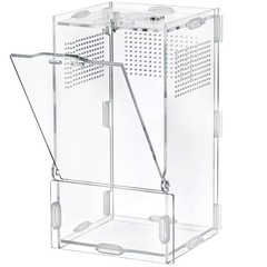 VERTUPET Jumping Spider Enclosure | 360° Clear View | Durable Acrylic